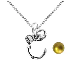 DAYOSHOP - Collar Llamador De Angel Elefante Figura Cascabel + Estuche