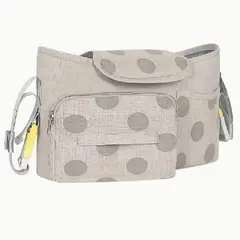 GENERICO - Organizador Para Coche De Bebe Multifuncional - Beige