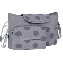 GENERICO - Organizador Para Coche De Bebe Multifuncional - Gris