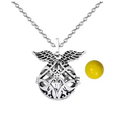 DAYOSHOP - Collar Llamador De Angel Estrella Tribal Cascabel + Estuche