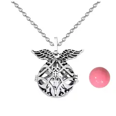 DAYOSHOP - Collar Llamador De Angel Estrella Tribal Cascabel + Estuche