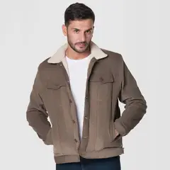 LEC LEE - Chaqueta Ovejera Hombre Verde