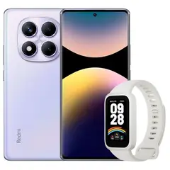 XIAOMI - Celular Redmi Note 14 Pro 256GB /8GB Violeta + Band 9 Active Wht