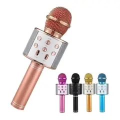 GENERICO - Microfono Bluetooth Ws 858 Karaoke Bluetooth Fm Usb