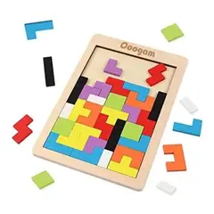 GENERICO - Juego De Tetris En Madera Para Niños