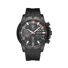 LOIX - Reloj hombre L2144-1 Pavonado negro tablero negro