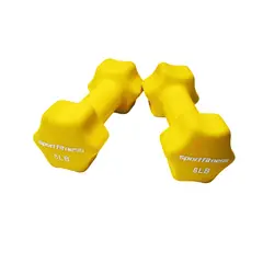 SPORT FITNESS - Mancuernas Neopreno 8 Libras set x2 pesas Sportfitness
