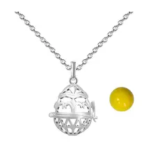 DAYOSHOP - Collar Llamador De Angel Proteccion Cascabel + Estuche