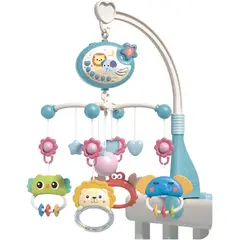 JUGUETERIA EXPRESS - Movil Musical Con Proyector Luz y Control Cuna Para Bebe