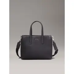 CALVIN KLEIN - Bolso negro tote pequeño