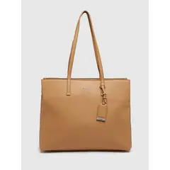 CALVIN KLEIN - Bolso beige tote
