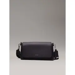 CALVIN KLEIN - Bolso negro de hombro convertible
