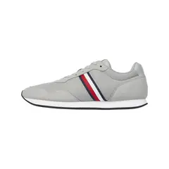 TOMMY HILFIGER - Tenis gris Essential de estilo running
