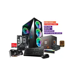 AMD - PC GAMER R7 8700F RX7600 8GB 32GBRam 2TB Sdd B650M 600W+80