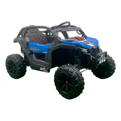 BEBESUNITA - Carro Electrico Niño Bugui Llanta Goma 7años 4x4 Bateria 12v