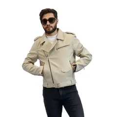 DOUGGER - Chaqueta Beige CHAMARRA