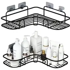 ONE PIXEL - Organizador de Ducha Repisa Baño Adhesivo Set 2 Inoxidable-