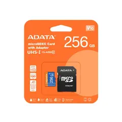 ADATA - Memoria Micro Sd Con Adaptador Sd Class 10 A1 256gb