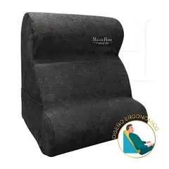 MALAIA HOME - Cojín TV Paradise Gris Ergonómico de