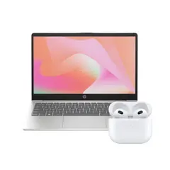 HP - Portátil 14-EM0014LA Ryzen 5 7520U 8GB RAM 512GB SSD 14″ + Airpods 2nda Gen