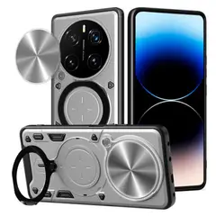 GENERICO - Estuche Protección Camara Con Soporte Para Honor Magic 7 lite Gris