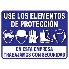 NACIONAL - SEÑALIZACIÓN EN POLIESTIRENO 30X20 USO DE EPP