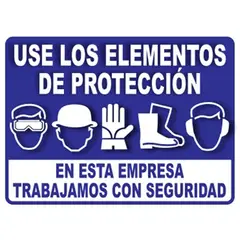 NACIONAL - SEÑALIZACIÓN EN POLIESTIRENO 30X40 USO DE EPP