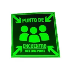 NACIONAL - SEÑALIZACIÓN FOTOLUMINISCENTE PUNTO DE ENCUENTRO 30X28 CM