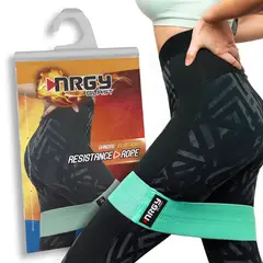 GENERICO - Kit bandas elásticas de tela - 3 resistencias NRGY Blast