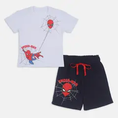 MARVEL - Conjunto Para Niño Licenses Blanco-Azul Nix L