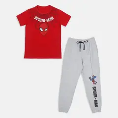 MARVEL - Conjunto Para Niño Licenses Rojo-Gris Nylo L