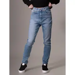 CALVIN KLEIN - Jeans azul high rise skinny