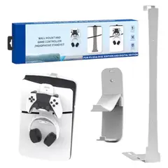 GENERICO - Soporte De Pared Premium Compatible Ps5 Slim Y Controles