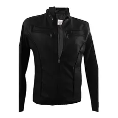 MODA EN CIRCUITO - Chaqueta Cuero - Tex Hombre Negra