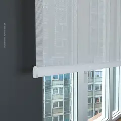 NOVELTY HOME - Cortina Enrollable Screen Blanco 180x180 cm