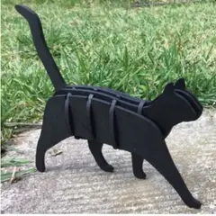 GENERICO - Escultura de Gato Negro
