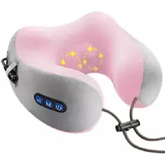 GENERICO - Cojín masajeador de cuello rosado
