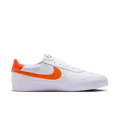 NIKE - Tenis Court Shot Hombre-Blanco/Naranja