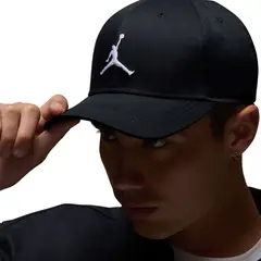 NIKE - Gorra U J Rise Cap S Cb Sprt Hombre-Negro