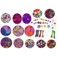 JUGANDO Y EDUCANDO - Set Creativo Para Armar Pulseras Y Collares Para Niños