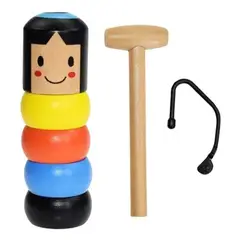 GENERICO - Juego De Muñeco Mágico Para Golpear Con Un Martillo Para Niñ