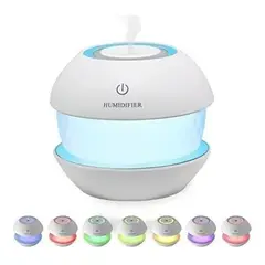 GENERICO - Humidificador O Difusor De Aromaterapia Con 8 Luces