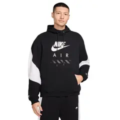 NIKE - Hoodie M Air Flc Po Hoodie Bft Hombre-Negro