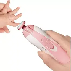 GENERICO - Lima Pulidora+estuche Eléctrica Rosa