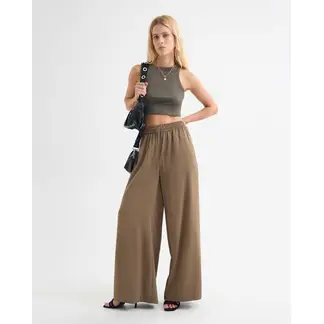 SEVEN SEVEN - Pantalón Fluido Para Mujer Verde
