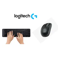 LOGITECH - COMBO TECLADO Y MOUSE INALAMBRICO MK220
