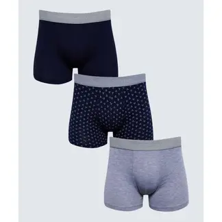 SEVEN SEVEN - Boxer Para Hombre Fleat Seamer Corto Color Gris Marca #45000369