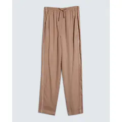 SEVEN SEVEN - Pantalón En Efecto Lino Para Mujer Taupe