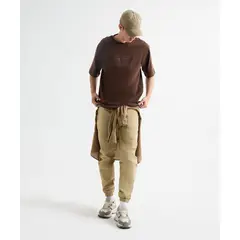 SEVEN SEVEN - Jogger Con Bolsillos Para Hombre Camel