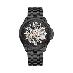 LOIX - Reloj hombre LA2117-4 negro con tablero negro